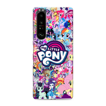 Силиконовый чехол на Sony Xperia 1 III с принтом My little pony Дружба чудо Силиконовый чехол на Sony Xperia 1 III с принтом My little pony Дружба чудо