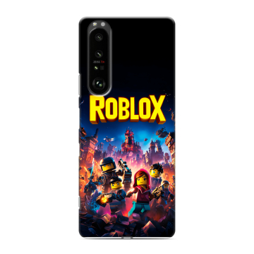 Силиконовый чехол на Sony Xperia 1 III с принтом Roblox Роблокс Силиконовый чехол на Sony Xperia 1 III с принтом Roblox Роблокс