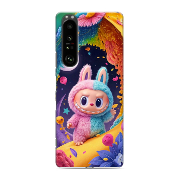 Силиконовый чехол на Sony Xperia 1 III с принтом Labubu Лабубу Силиконовый чехол на Sony Xperia 1 III с принтом Labubu Лабубу