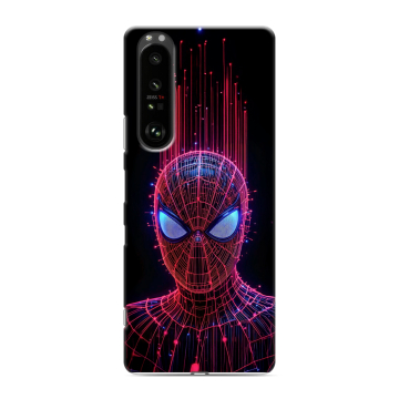 Силиконовый чехол на Sony Xperia 1 III с принтом Spiderman Человек паук Силиконовый чехол на Sony Xperia 1 III с принтом Spiderman Человек паук