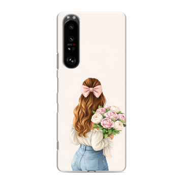 Силиконовый чехол на Sony Xperia 1 III с принтом женский Силиконовый чехол на Sony Xperia 1 III с принтом женский