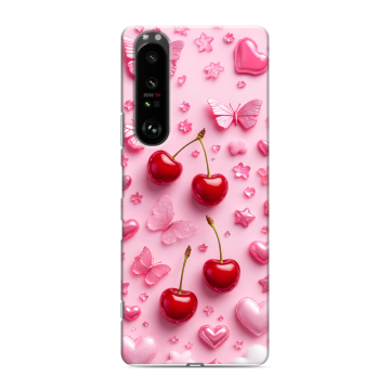 Силиконовый чехол на Sony Xperia 1 III с принтом для девочек Силиконовый чехол на Sony Xperia 1 III с принтом для девочек