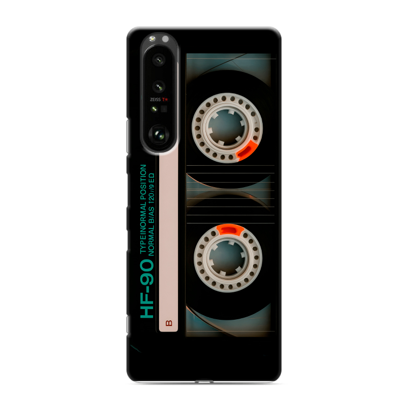 Силиконовый чехол на Sony Xperia 1 III с принтом Кассета Силиконовый чехол на Sony Xperia 1 III с принтом Кассета
