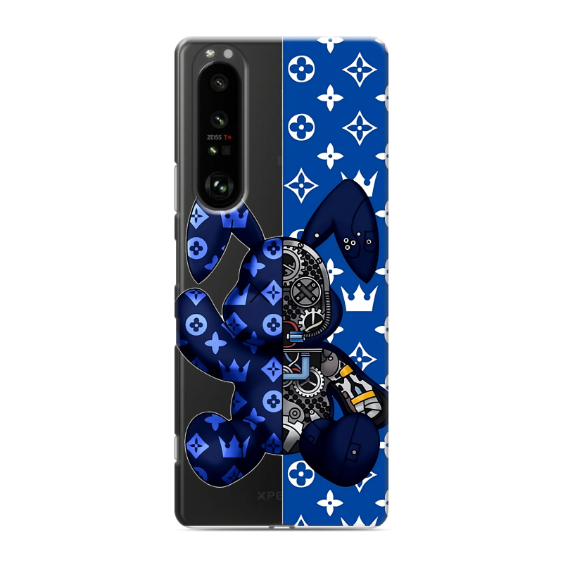 Пластиковый чехол на Sony Xperia 1 III с принтом Луи робот Пластиковый чехол на Sony Xperia 1 III с принтом Луи робот