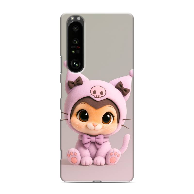Силиконовый чехол на Sony Xperia 1 III с принтом Куроми Kuromi Силиконовый чехол на Sony Xperia 1 III с принтом Куроми Kuromi