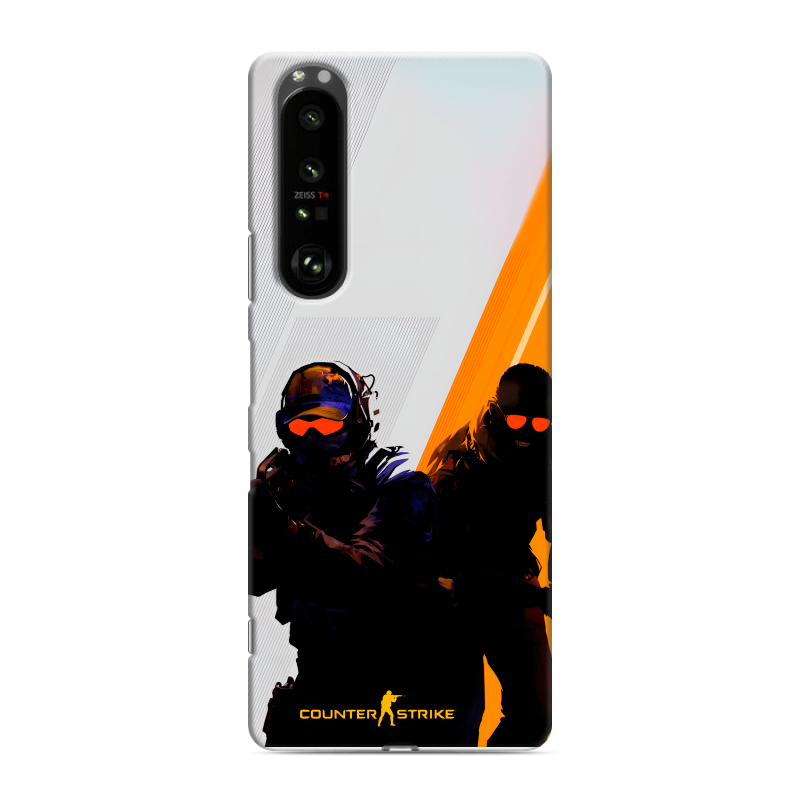 Силиконовый чехол на Sony Xperia 1 III с принтом Контер страйк Counter strike Силиконовый чехол на Sony Xperia 1 III с принтом Контер страйк Counter strike