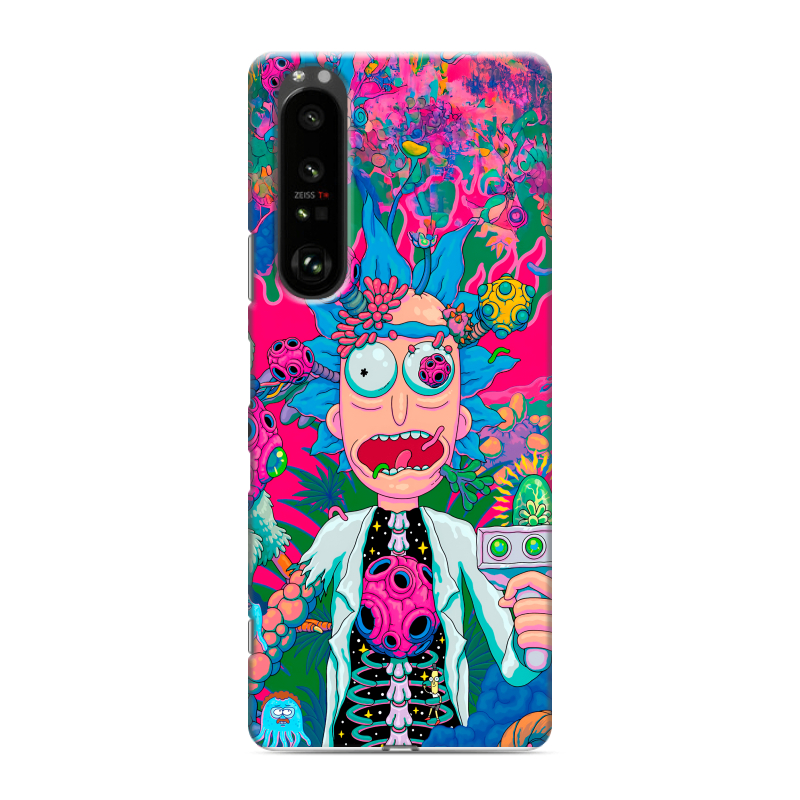 Силиконовый чехол на Sony Xperia 1 III с принтом Рик и Морти Rick Morty Силиконовый чехол на Sony Xperia 1 III с принтом Рик и Морти Rick Morty