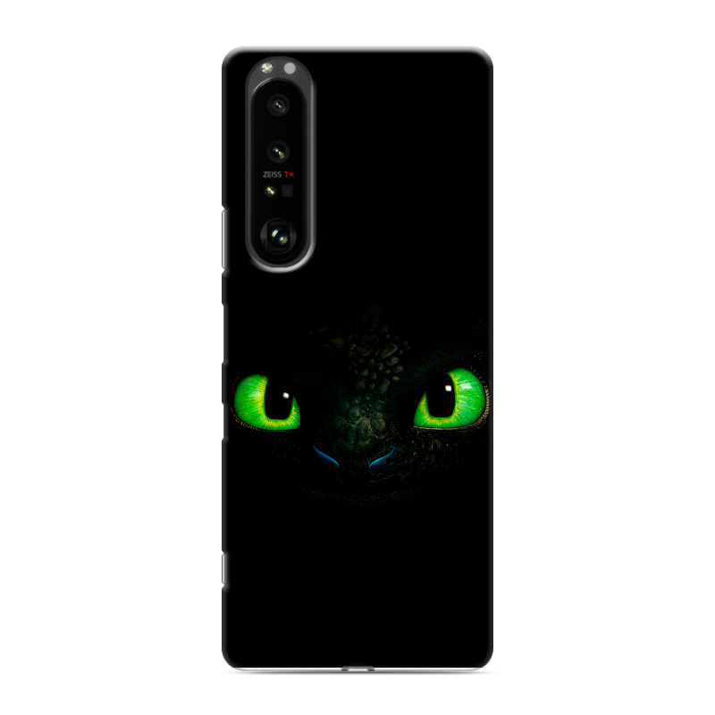 Пластиковый чехол на Sony Xperia 1 III с принтом Как приручить дракона Пластиковый чехол на Sony Xperia 1 III с принтом Как приручить дракона
