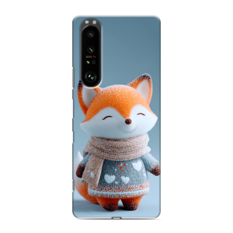 Пластиковый чехол на Sony Xperia 1 III с принтом Лиса Пластиковый чехол на Sony Xperia 1 III с принтом Лиса