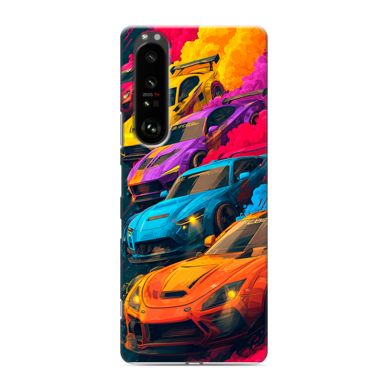 Силиконовый чехол на Sony Xperia 1 III с принтом Тачки Силиконовый чехол на Sony Xperia 1 III с принтом Тачки