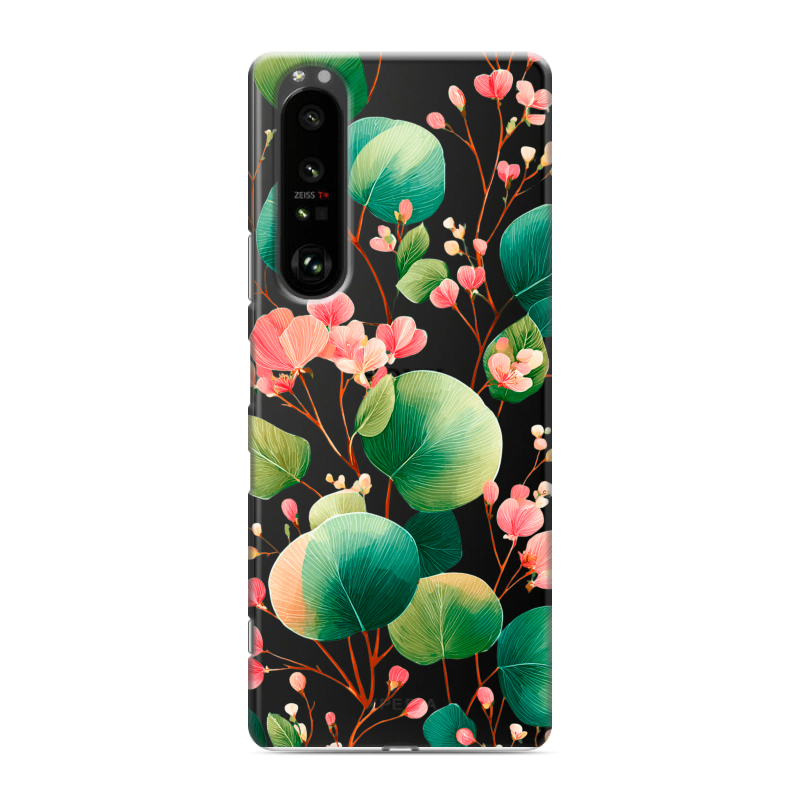 Силиконовый противоударный чехол на Sony Xperia 1 III с принтом женский Силиконовый противоударный чехол на Sony Xperia 1 III с принтом женский