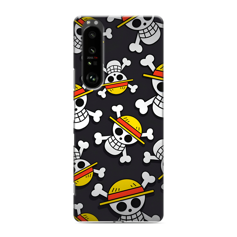 Силиконовый противоударный чехол на Sony Xperia 1 III с принтом One Piece Ван Пис Силиконовый противоударный чехол на Sony Xperia 1 III с принтом One Piece Ван Пис
