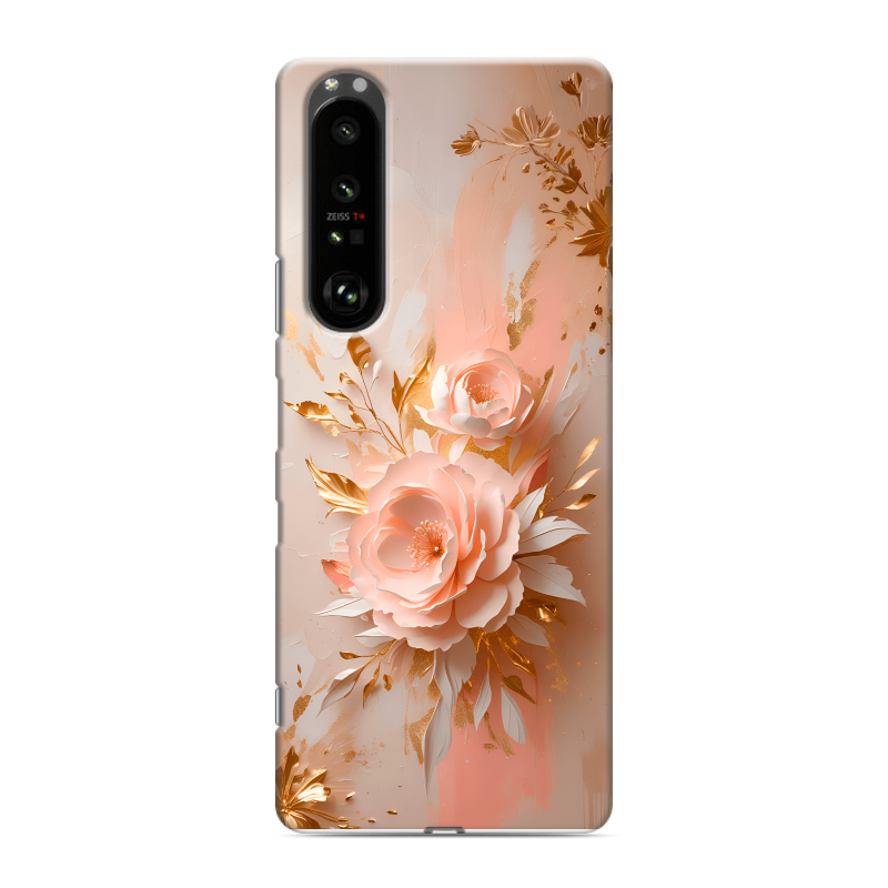 Силиконовый противоударный чехол на Sony Xperia 1 III с принтом женский Силиконовый противоударный чехол на Sony Xperia 1 III с принтом женский