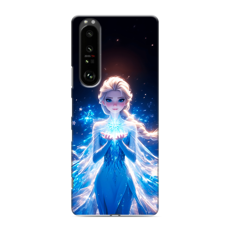 Пластиковый чехол на Sony Xperia 1 III с принтом Холодное сердце Frozen Пластиковый чехол на Sony Xperia 1 III с принтом Холодное сердце Frozen