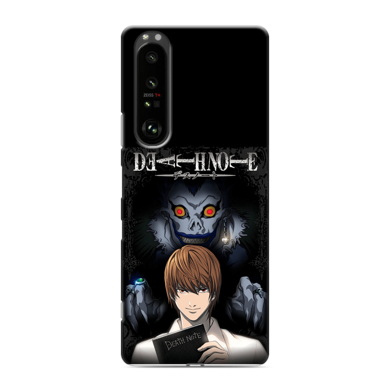 Пластиковый чехол на Sony Xperia 1 III с принтом Death note Тетрадь смерти Пластиковый чехол на Sony Xperia 1 III с принтом Death note Тетрадь смерти