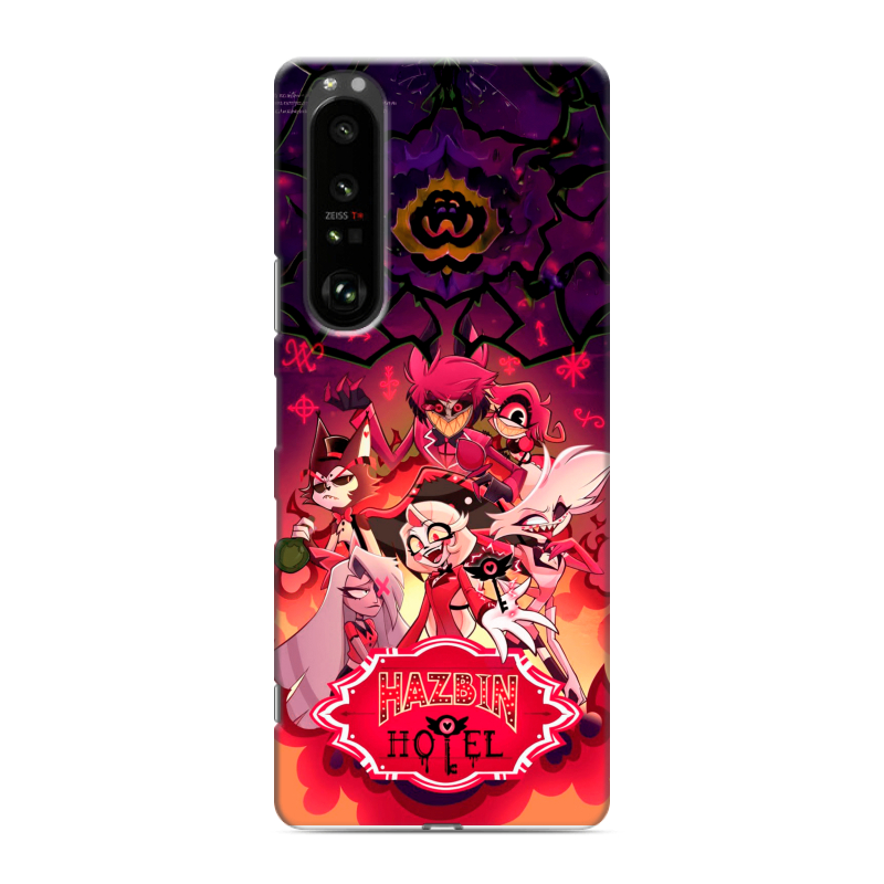 Силиконовый чехол на Sony Xperia 1 III с принтом Hazbin Hotel Отель Хазбин Силиконовый чехол на Sony Xperia 1 III с принтом Hazbin Hotel Отель Хазбин