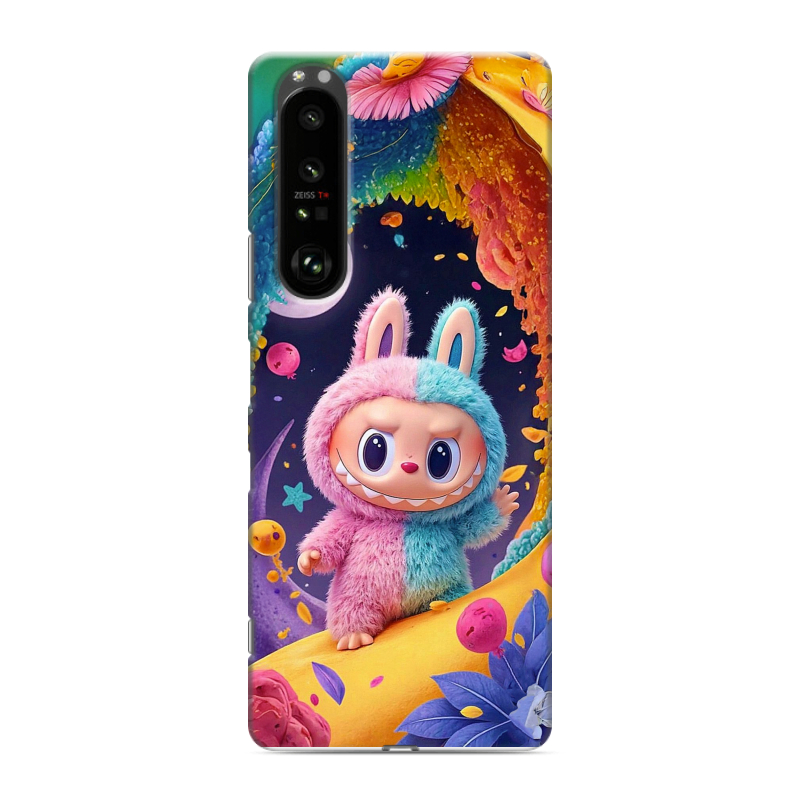 Пластиковый чехол на Sony Xperia 1 III с принтом Labubu Лабубу Пластиковый чехол на Sony Xperia 1 III с принтом Labubu Лабубу
