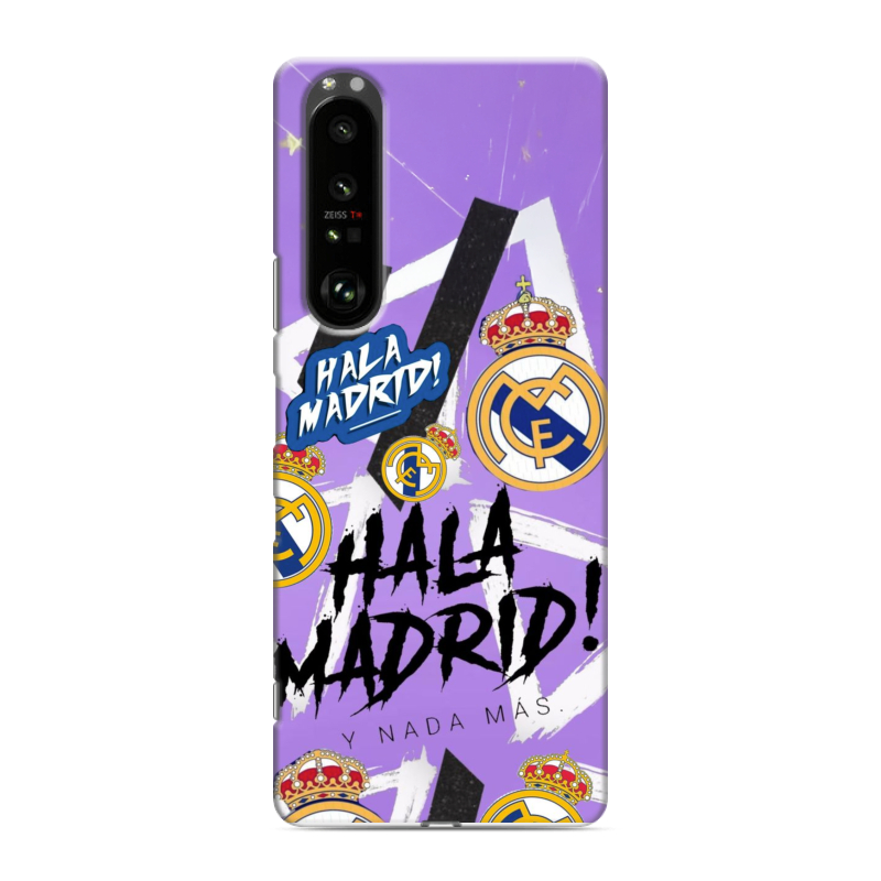 Силиконовый чехол на Sony Xperia 1 III с принтом Real Madrid Реал Мадрид Силиконовый чехол на Sony Xperia 1 III с принтом Real Madrid Реал Мадрид
