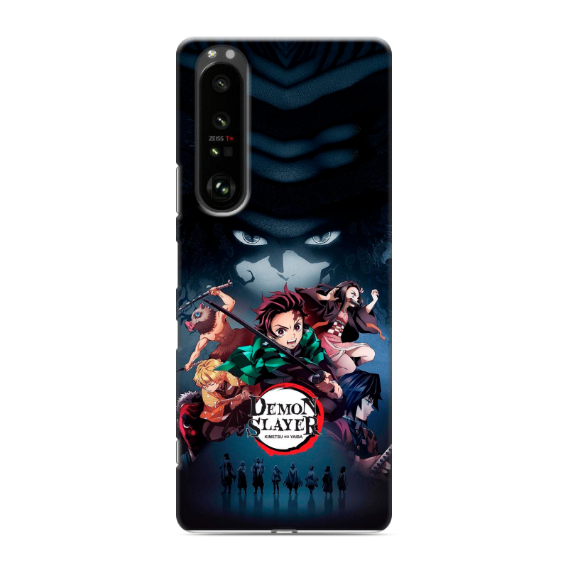 Силиконовый противоударный чехол на Sony Xperia 1 III с принтом Demon Slayer Клинок рассекающий демонов Силиконовый противоударный чехол на Sony Xperia 1 III с принтом Demon Slayer Клинок рассекающий демонов