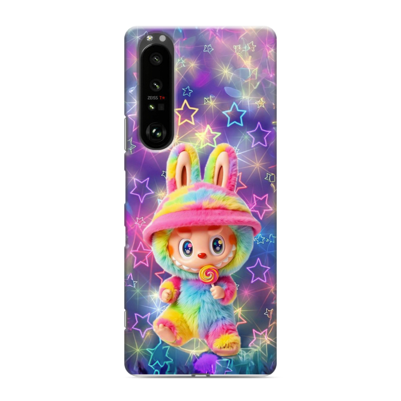 Силиконовый чехол на Sony Xperia 1 III с принтом Labubu Лабубу Силиконовый чехол на Sony Xperia 1 III с принтом Labubu Лабубу