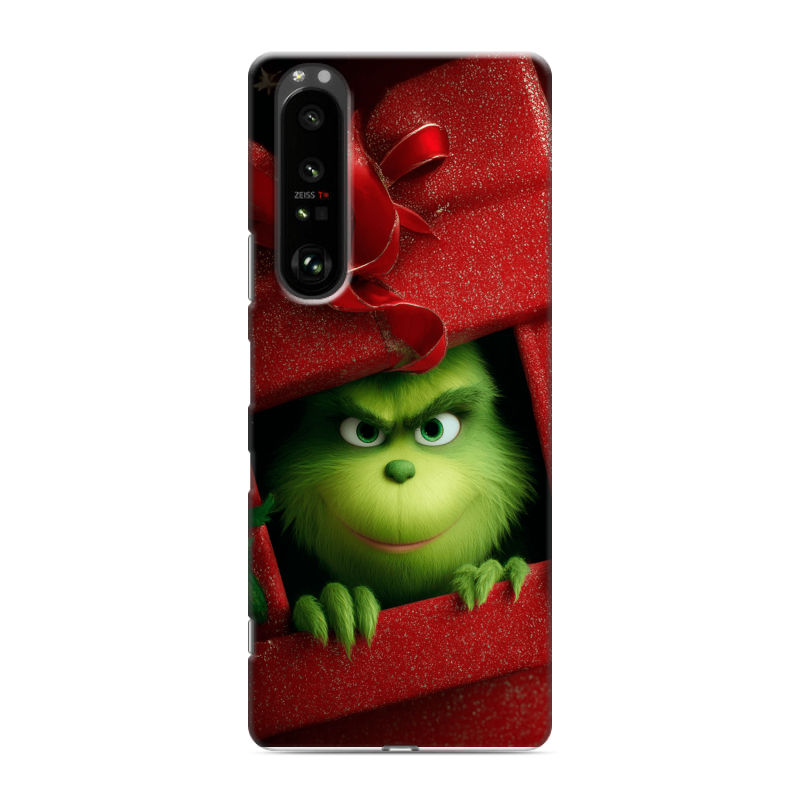 Пластиковый чехол на Sony Xperia 1 III с принтом Новый год Пластиковый чехол на Sony Xperia 1 III с принтом Новый год
