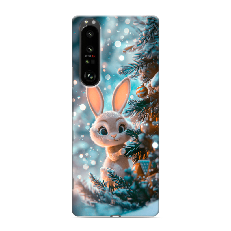 Пластиковый чехол на Sony Xperia 1 III с принтом Новый год Пластиковый чехол на Sony Xperia 1 III с принтом Новый год