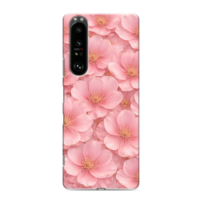 Силиконовый противоударный чехол на Sony Xperia 1 III с принтом женский Силиконовый противоударный чехол на Sony Xperia 1 III с принтом женский