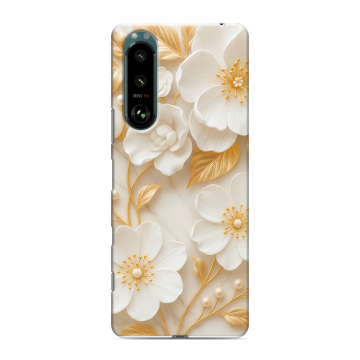 Силиконовый чехол на Sony Xperia 5 III с принтом Цветы Силиконовый чехол на Sony Xperia 5 III с принтом Цветы