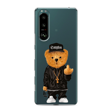 Силиконовый чехол на Sony Xperia 5 III с принтом Мишка Силиконовый чехол на Sony Xperia 5 III с принтом Мишка