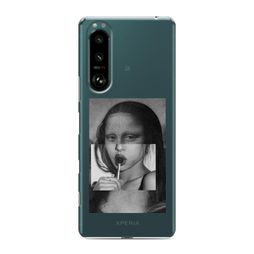 Силиконовый чехол на Sony Xperia 5 III с принтом Мона Лиза Силиконовый чехол на Sony Xperia 5 III с принтом Мона Лиза
