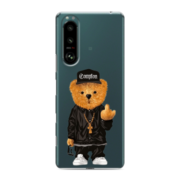 Силиконовый чехол на Sony Xperia 5 III с принтом Плюшевый медведь Силиконовый чехол на Sony Xperia 5 III с принтом Плюшевый медведь