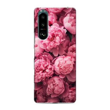 Силиконовый чехол на Sony Xperia 5 III с принтом цветы пионы Силиконовый чехол на Sony Xperia 5 III с принтом цветы пионы