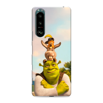 Силиконовый чехол на Sony Xperia 5 III с принтом Шрек Shrek Силиконовый чехол на Sony Xperia 5 III с принтом Шрек Shrek