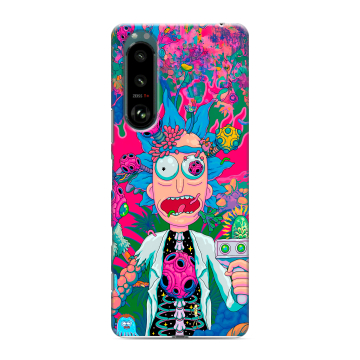 Силиконовый чехол на Sony Xperia 5 III с принтом Рик и Морти Rick Morty Силиконовый чехол на Sony Xperia 5 III с принтом Рик и Морти Rick Morty