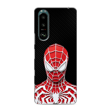 Силиконовый чехол на Sony Xperia 5 III с принтом человек паук spiderman Силиконовый чехол на Sony Xperia 5 III с принтом человек паук spiderman