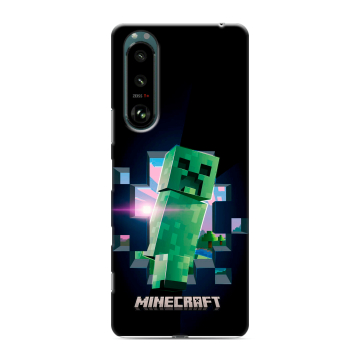 Силиконовый чехол на Sony Xperia 5 III с принтом Майнкрафт Minecraft Силиконовый чехол на Sony Xperia 5 III с принтом Майнкрафт Minecraft