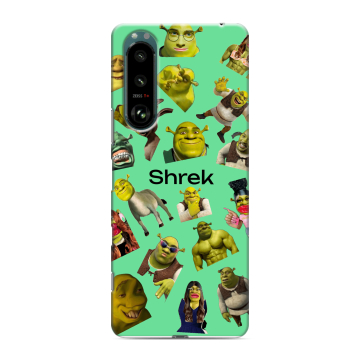 Силиконовый чехол на Sony Xperia 5 III с принтом Шрек Shrek Силиконовый чехол на Sony Xperia 5 III с принтом Шрек Shrek
