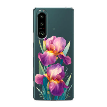 Силиконовый чехол на Sony Xperia 5 III с принтом Цветы орхидеи Силиконовый чехол на Sony Xperia 5 III с принтом Цветы орхидеи