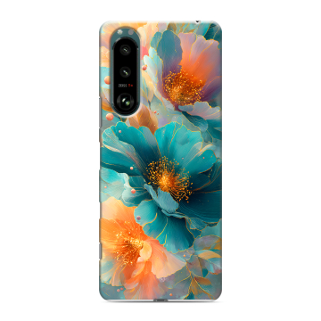 Силиконовый чехол на Sony Xperia 5 III с принтом Цветы Силиконовый чехол на Sony Xperia 5 III с принтом Цветы