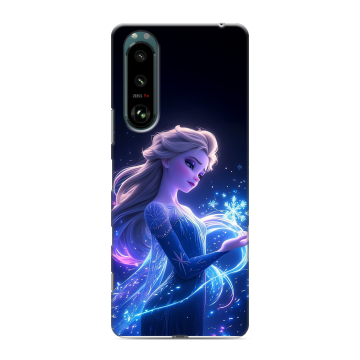 Силиконовый чехол на Sony Xperia 5 III с принтом Холодное сердце Frozen Силиконовый чехол на Sony Xperia 5 III с принтом Холодное сердце Frozen