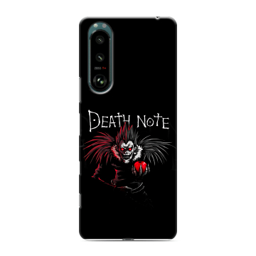 Силиконовый чехол на Sony Xperia 5 III с принтом Death note Тетрадь смерти Силиконовый чехол на Sony Xperia 5 III с принтом Death note Тетрадь смерти