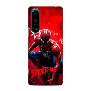 Силиконовый чехол на Sony Xperia 5 III с принтом Spiderman Человек паук