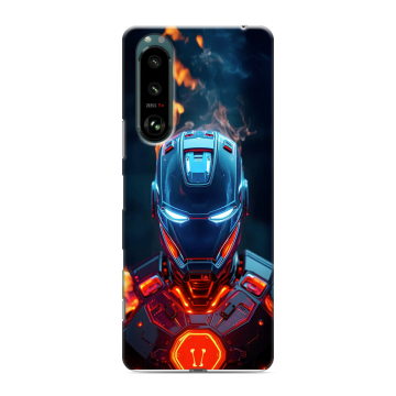 Силиконовый чехол на Sony Xperia 5 III с принтом IronMan Железный человек Силиконовый чехол на Sony Xperia 5 III с принтом IronMan Железный человек