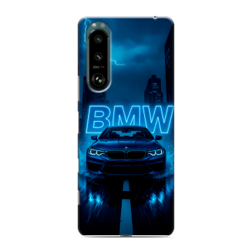 Силиконовый чехол на Sony Xperia 5 III с принтом BMW БМВ Силиконовый чехол на Sony Xperia 5 III с принтом BMW БМВ