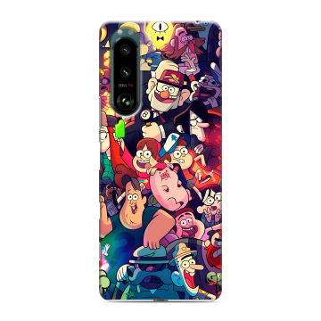 Силиконовый чехол на Sony Xperia 5 III с принтом Gravity Falls Гравити Фолз Силиконовый чехол на Sony Xperia 5 III с принтом Gravity Falls Гравити Фолз