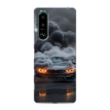 Силиконовый чехол на Sony Xperia 5 III с принтом BMW БМВ