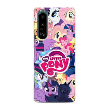 Силиконовый чехол на Sony Xperia 5 III с принтом My little pony Дружба чудо Силиконовый чехол на Sony Xperia 5 III с принтом My little pony Дружба чудо