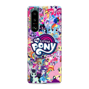 Силиконовый чехол на Sony Xperia 5 III с принтом My little pony Дружба чудо Силиконовый чехол на Sony Xperia 5 III с принтом My little pony Дружба чудо