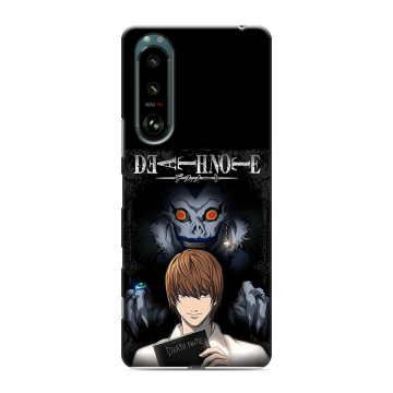 Силиконовый чехол на Sony Xperia 5 III с принтом Death note Тетрадь смерти Силиконовый чехол на Sony Xperia 5 III с принтом Death note Тетрадь смерти