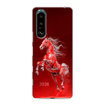 Силиконовый чехол на Sony Xperia 5 III с принтом Новый год Силиконовый чехол на Sony Xperia 5 III с принтом Новый год